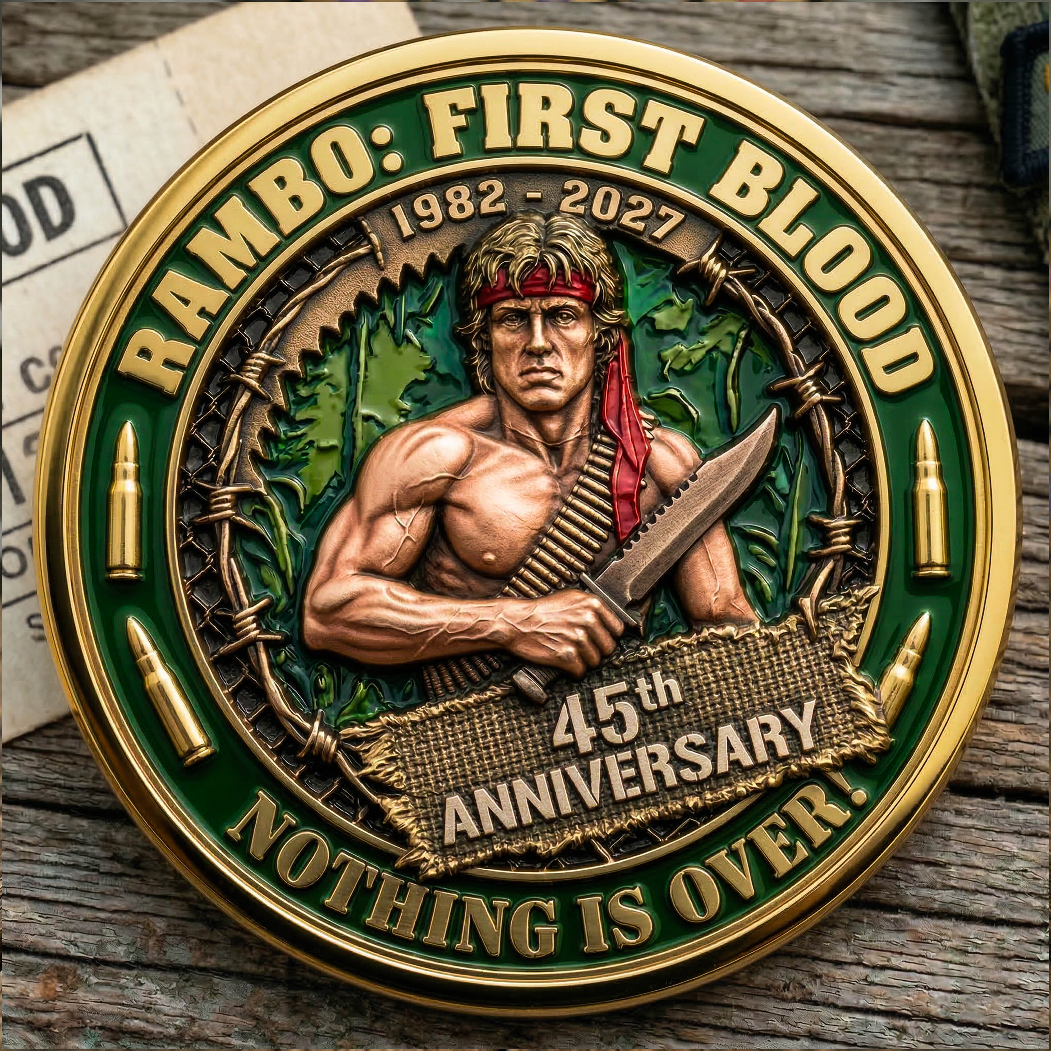 Rambo: First Blood 45th Anniversary Collector Coin