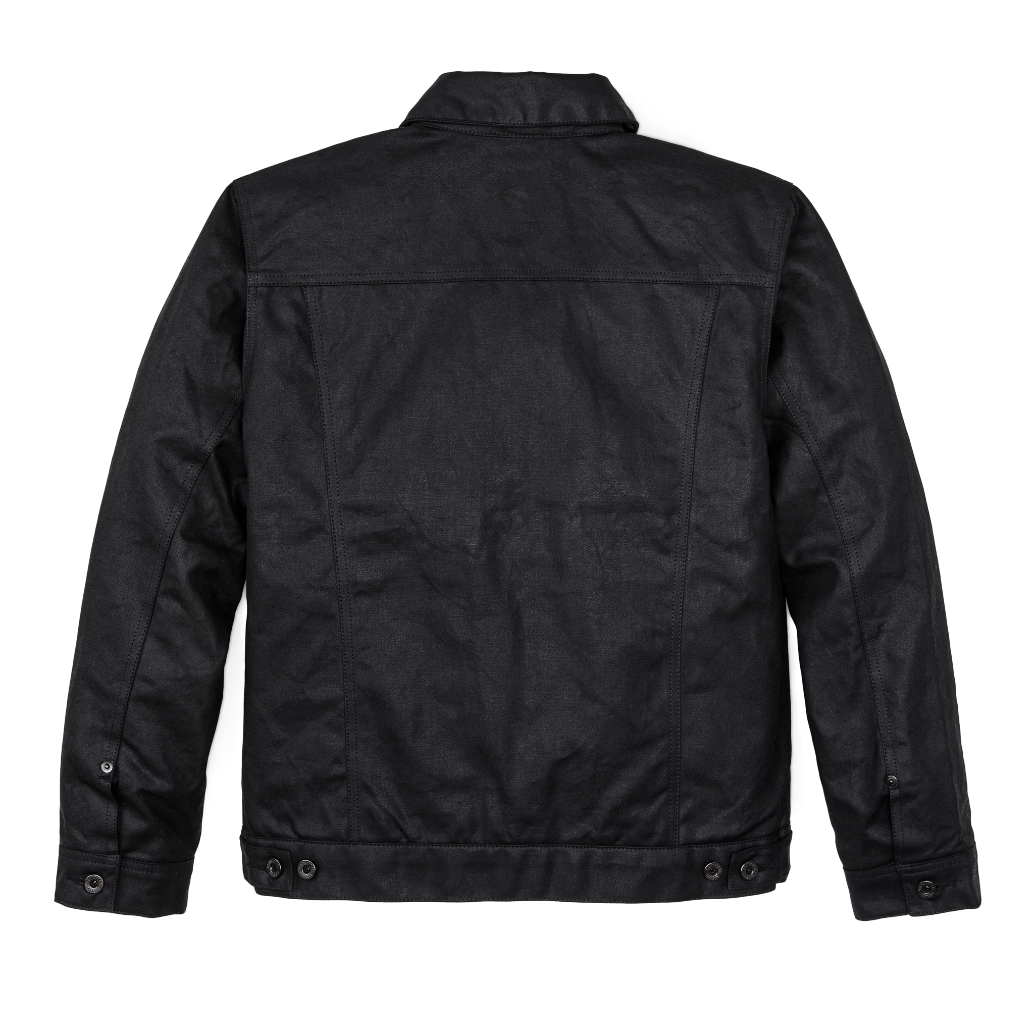 Tin Cloth Short Lined Cruiser Jacket - Black