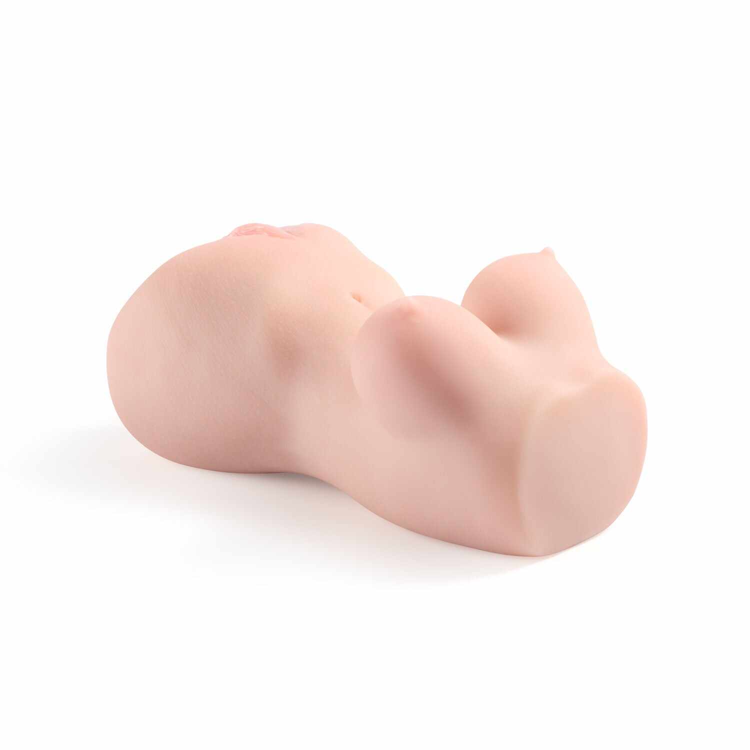 TPE Cheap Best Pocket Pussy Half Body Torso Portable Masturbator With Small Boobs For Vagina&Anal Sex