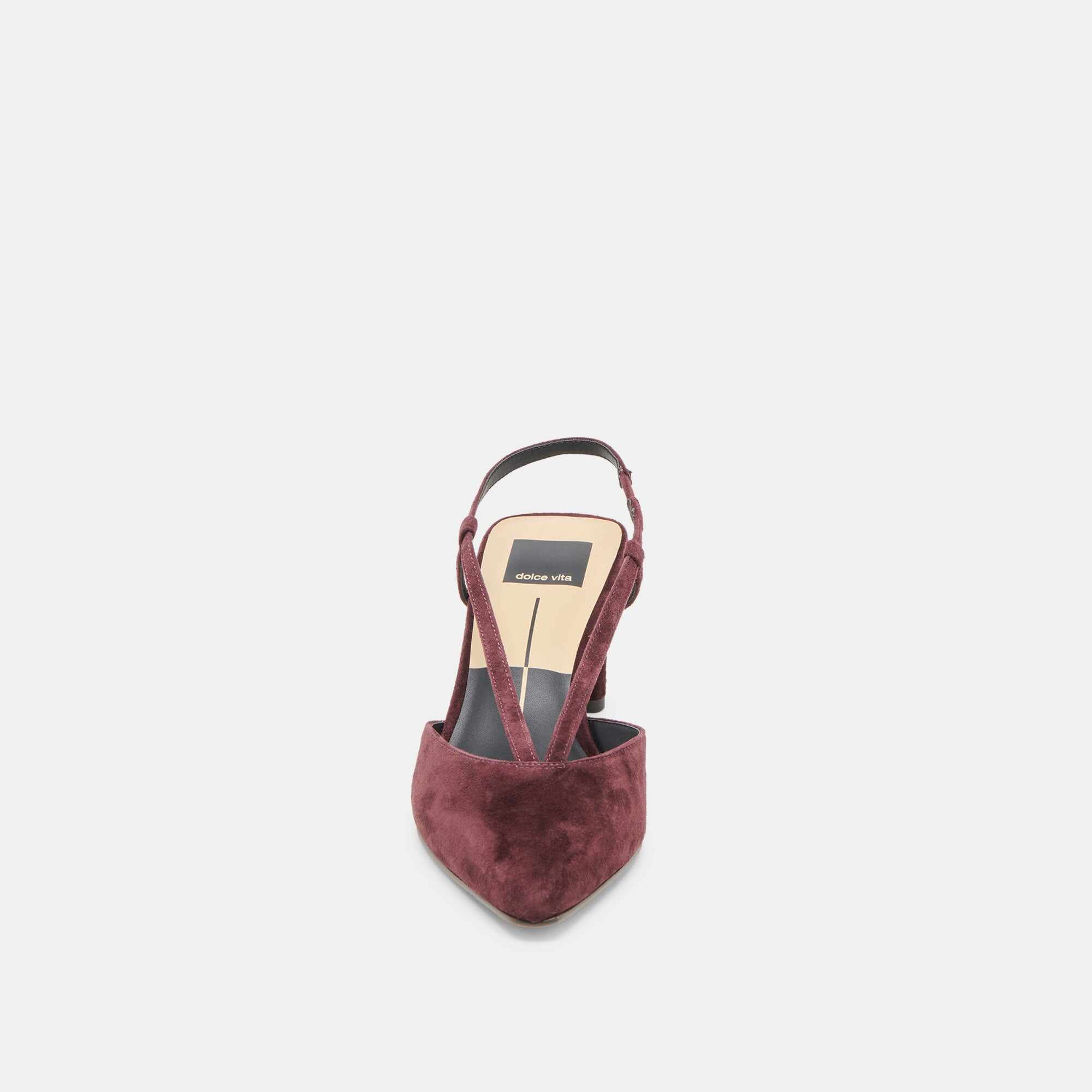 GINAY HEELS MULBERRY SUEDE