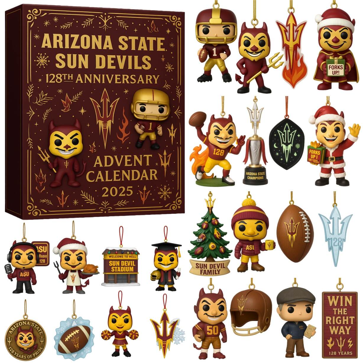 Arizona State Sun Devils 128th Anniversary Advent Calendar