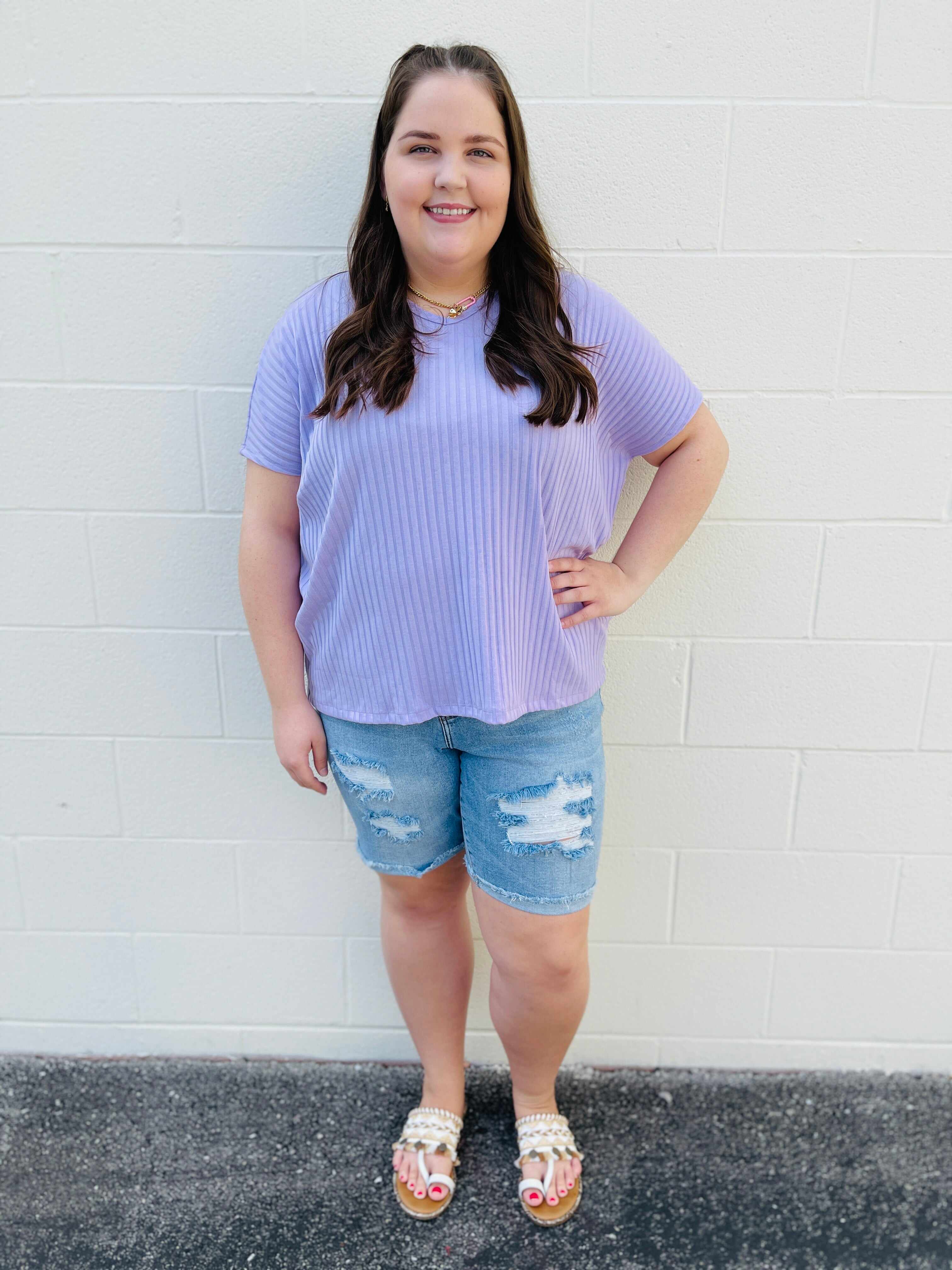 PLUS/REG- Bermuda Babe Shorts