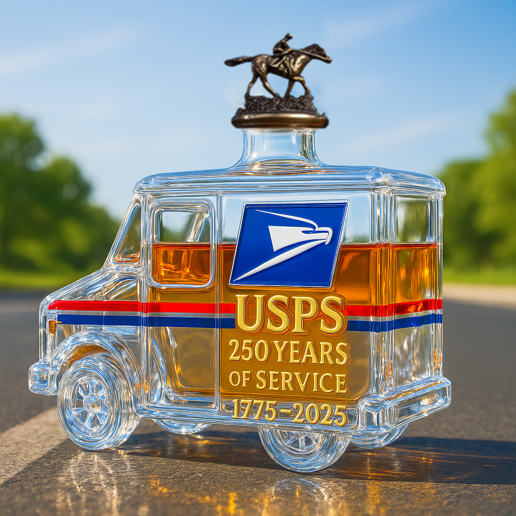USPS 250th Anniversary Whiskey Bottle