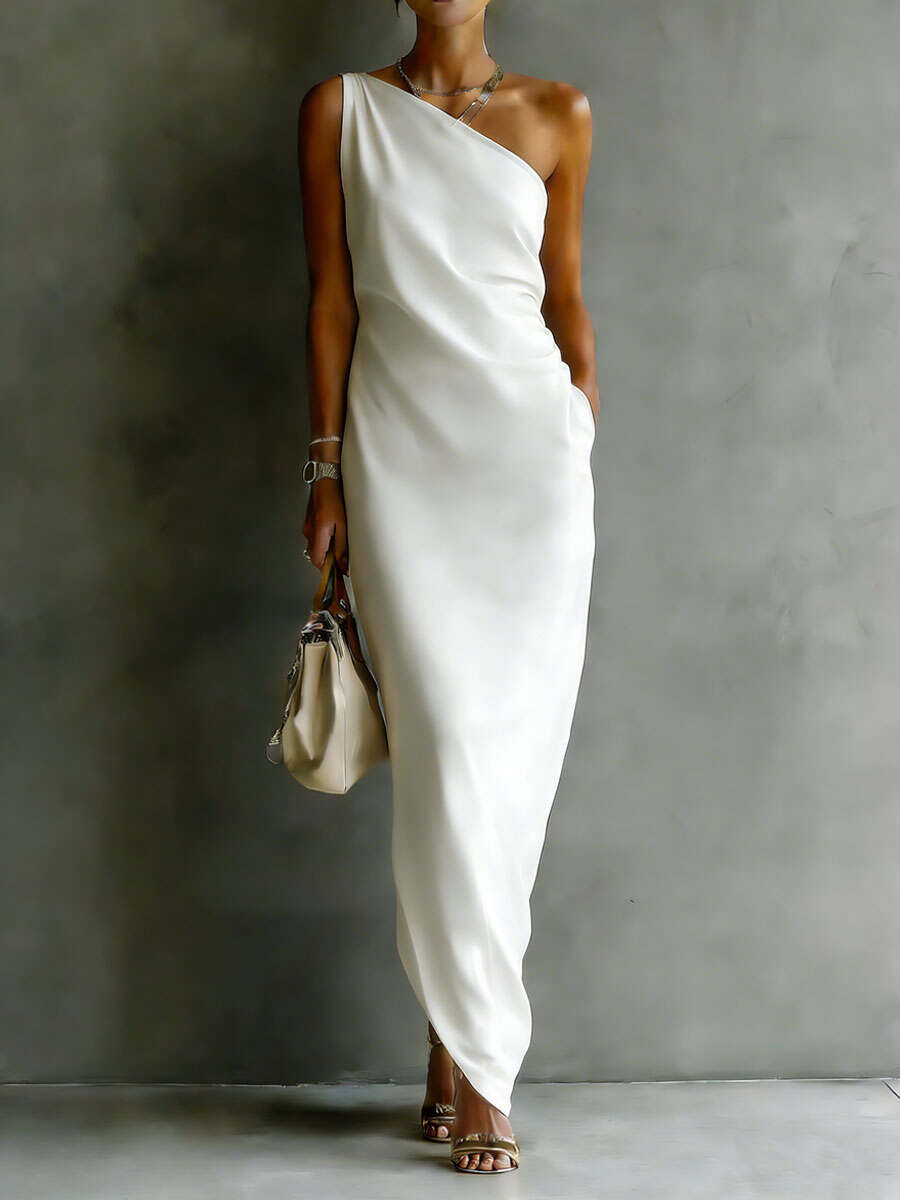 🔥Summer Arrivals🌟Women's Casual Off-the-shoulder Dress
