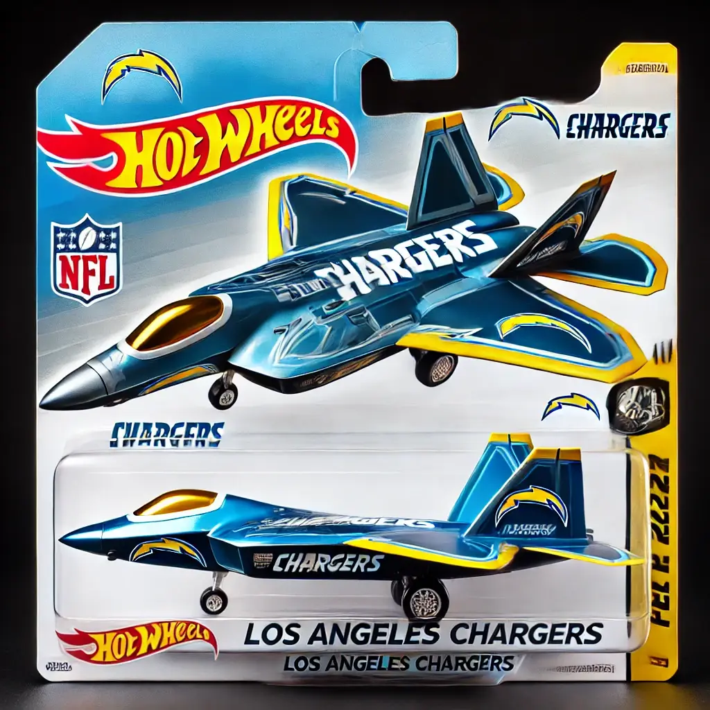 Hot Wheels x NFL F-22 Fighter