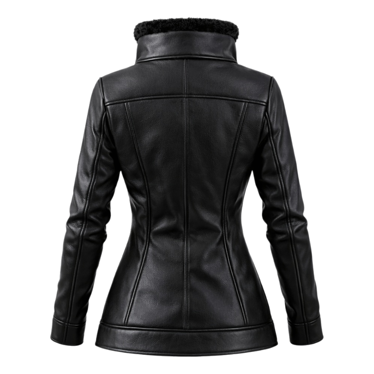 Women's Retro Brown Leather Jacket