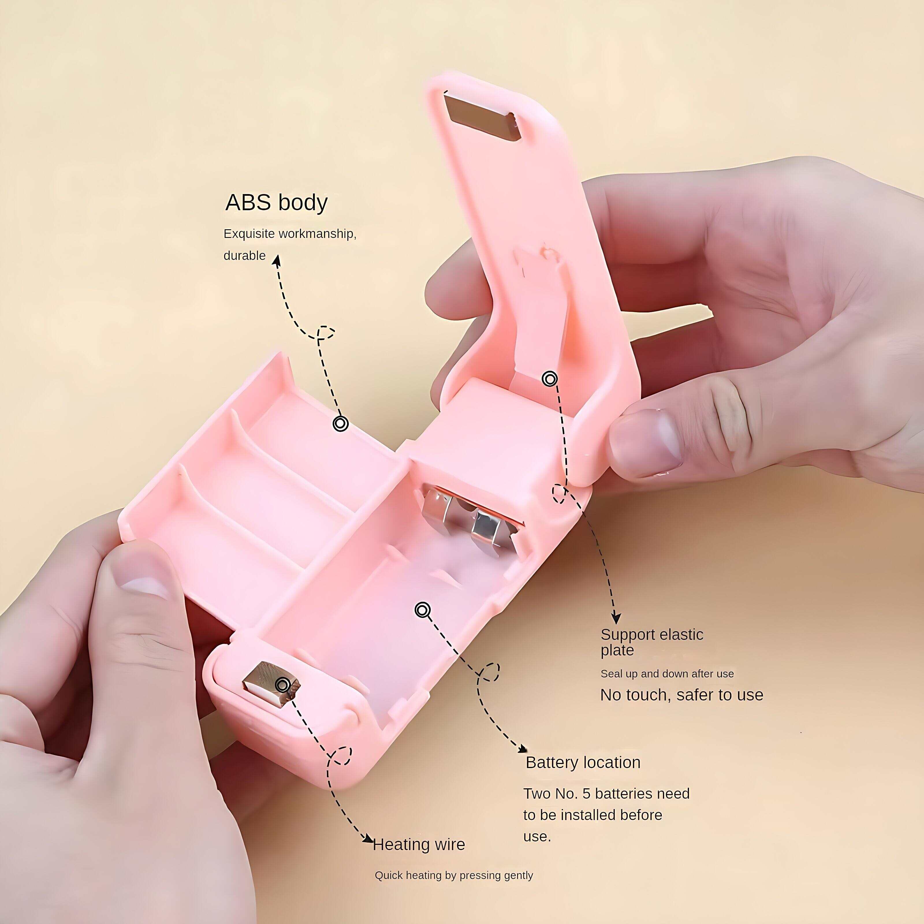 Portable Mini Heat Sealer for Food Bags - Thermal Plastic Bag Closure for Freshness - Easy to Use Packing Kitchen Accessory