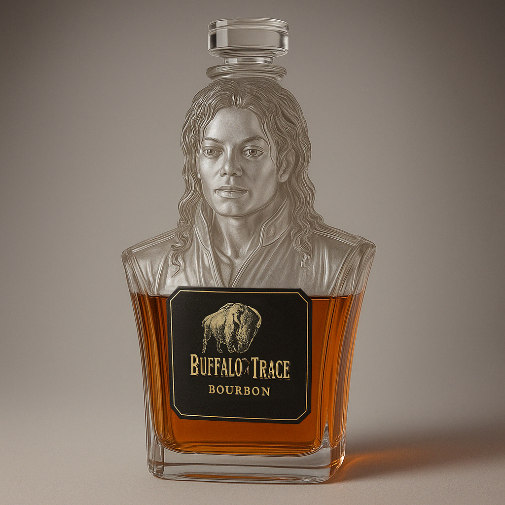 MJ Whiskey Bottle