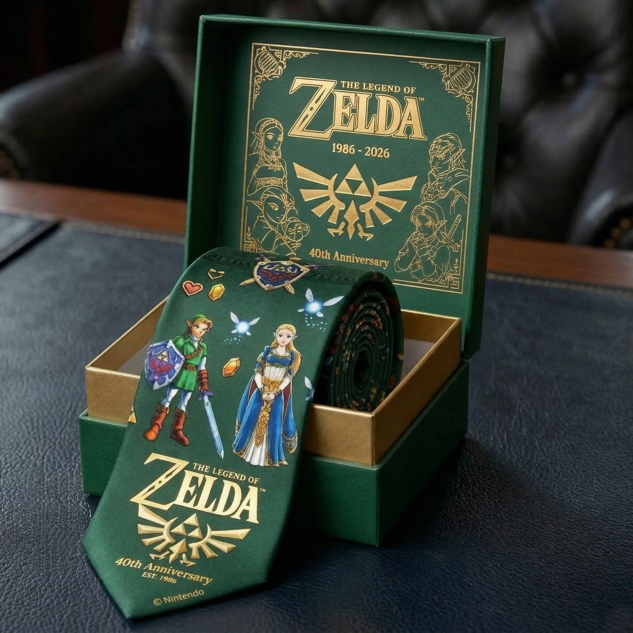 The Legend of Zelda 40th Anniversary Tie