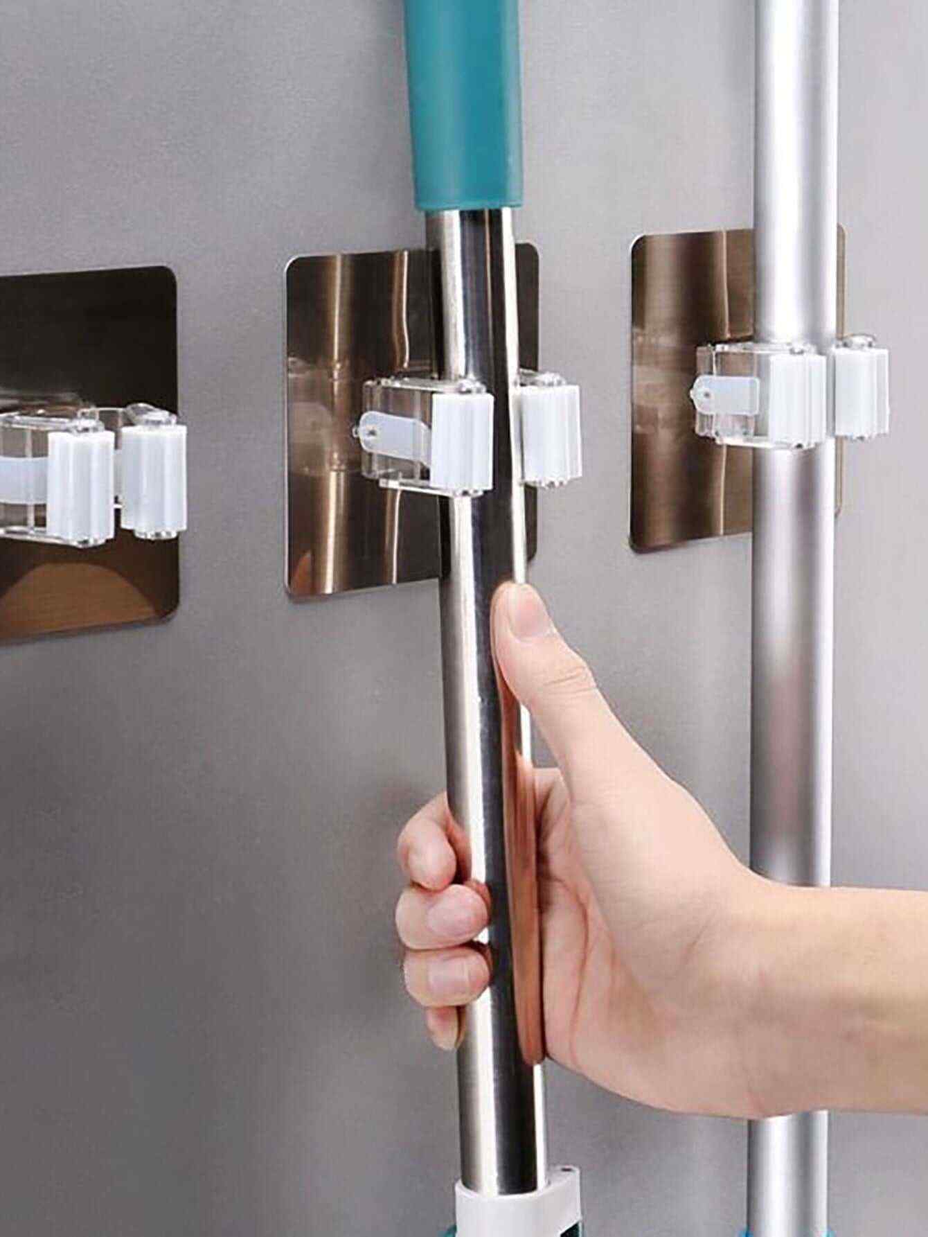 1pc Multifunction Random Color Mop Holder