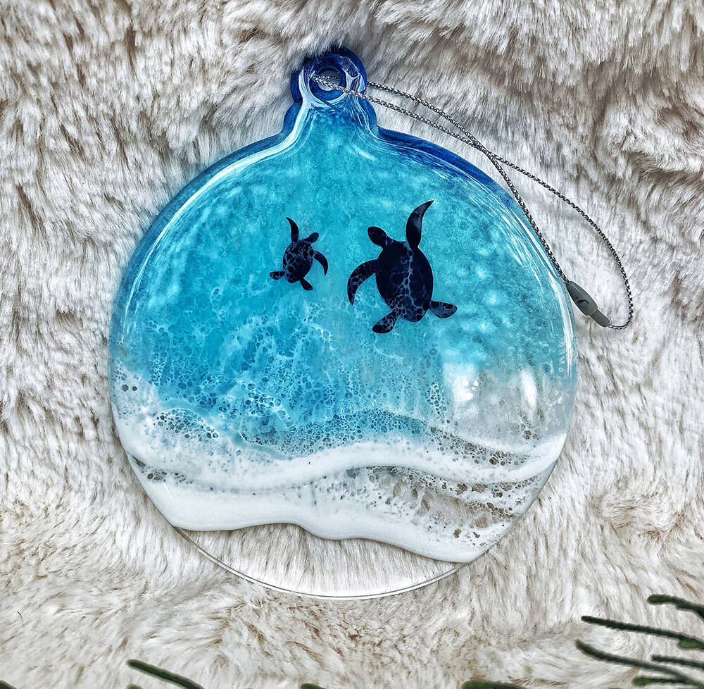 Turtle Christmas Ornament
