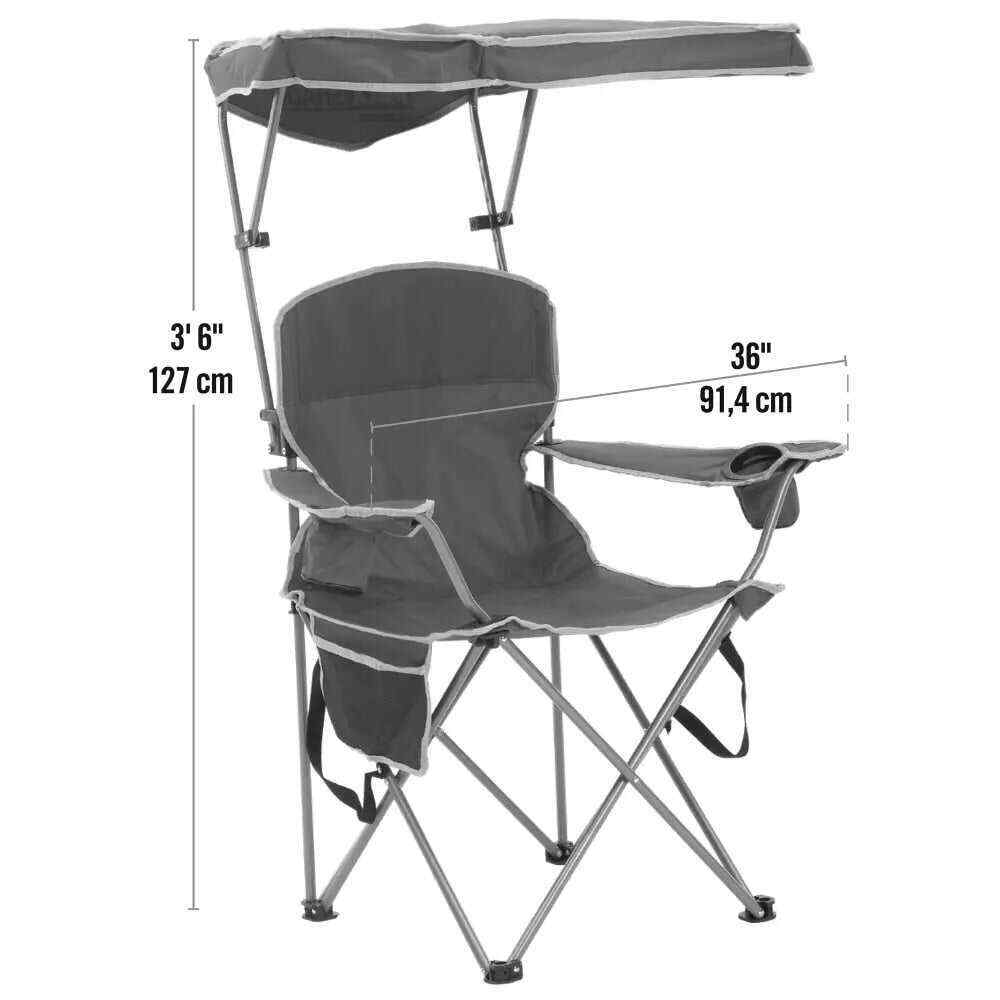 GreenPeak Adjustable Folding Camp Chair