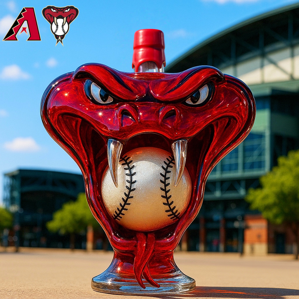 Arizona Diamondbacks Whiskey Bottle