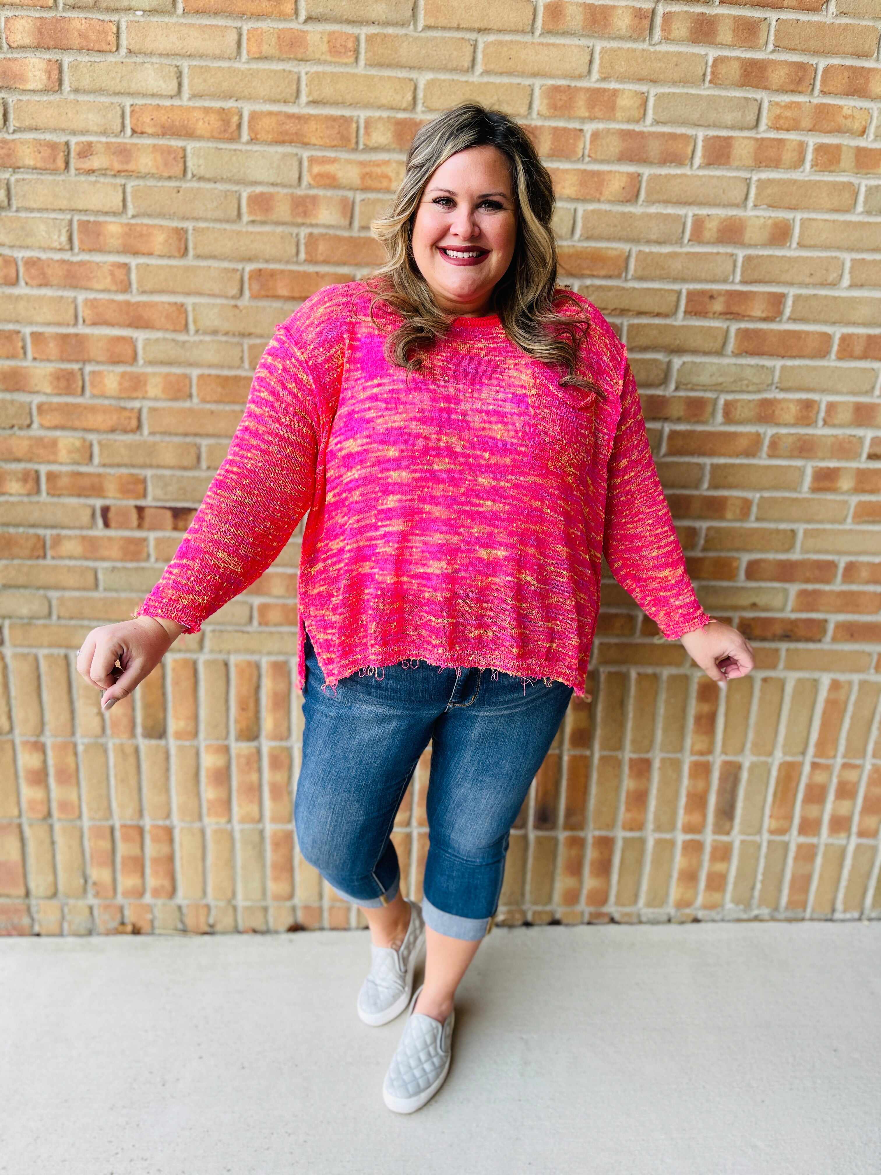 PLUS/REG Two in One Cuff This Way Skinny Jean / Capri