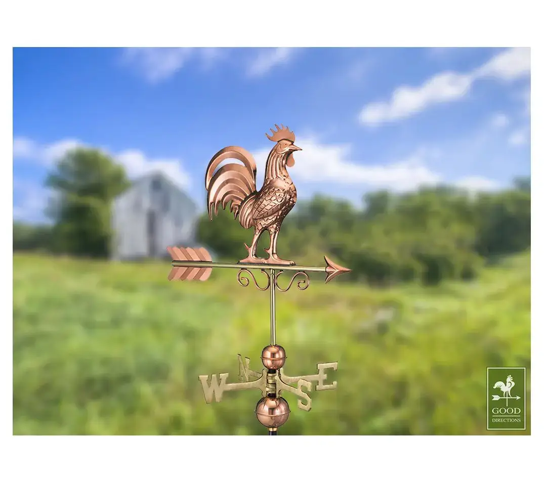 Bantam Rooster Weathervane - Pure Copper