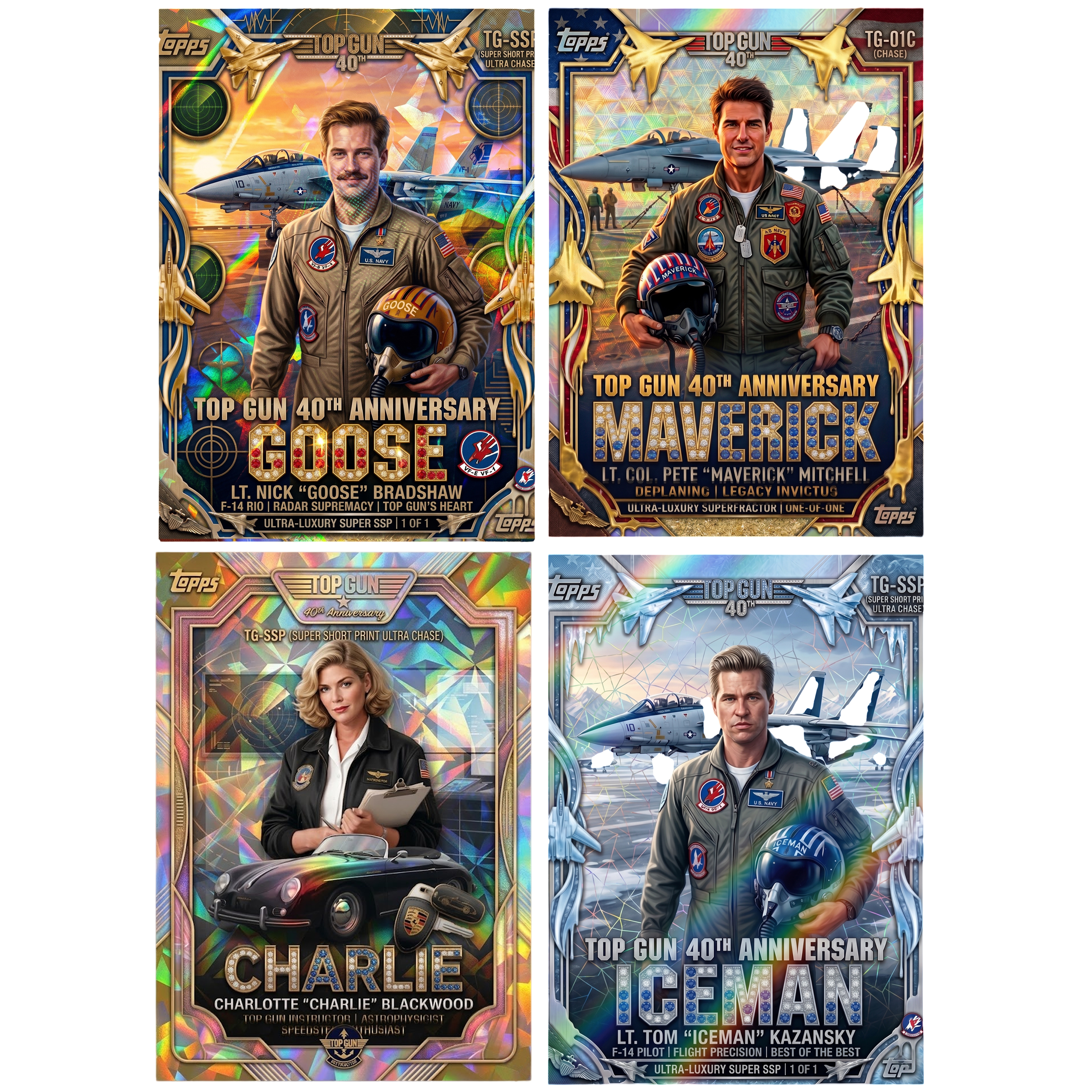 ✈️Top Gun TCG 40th Anniversary Limited Edition TCG Cards !🎬