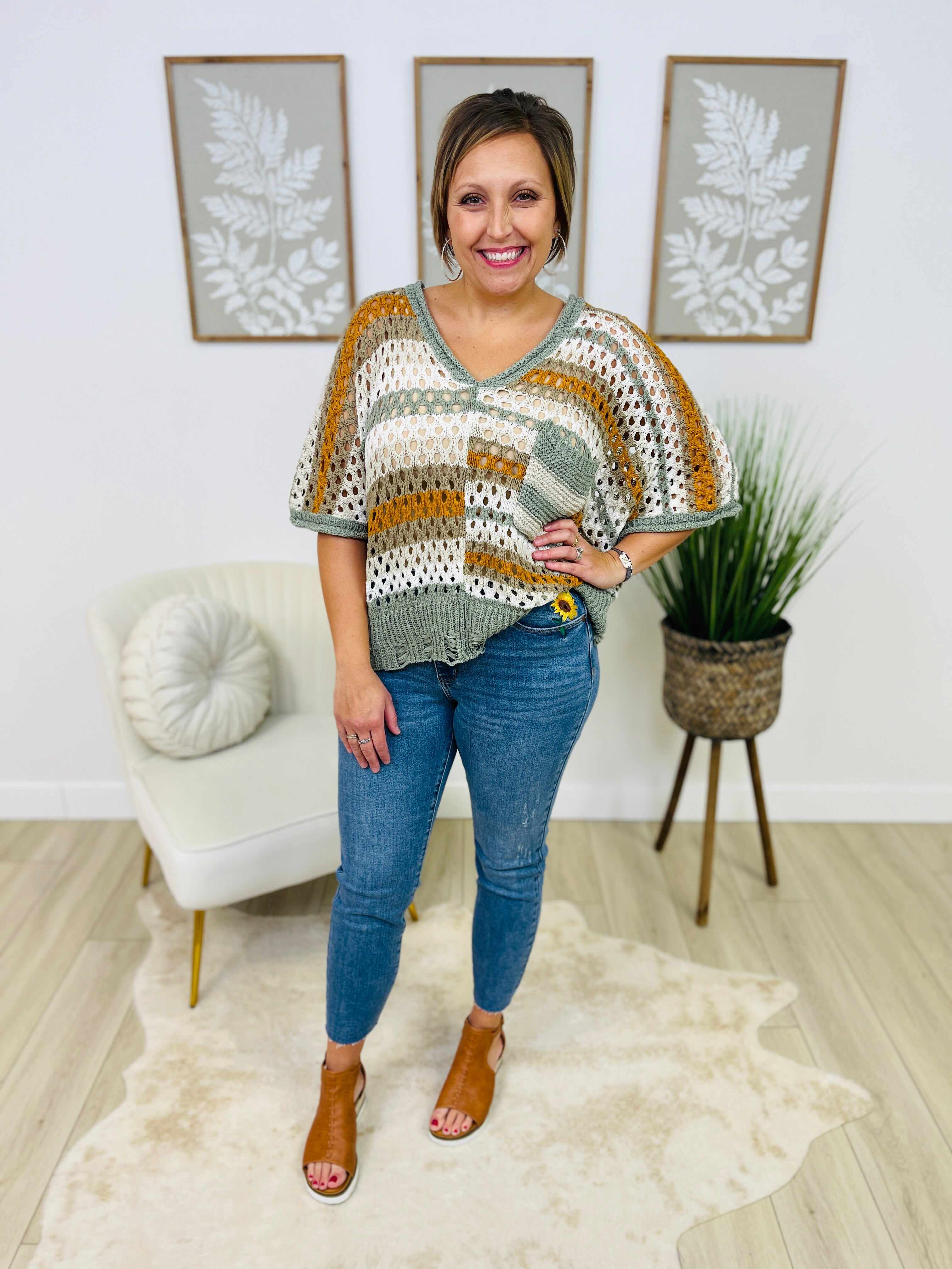 RESTOCK! PLUS/REG Time To Bloom Relaxed Fit Jeans