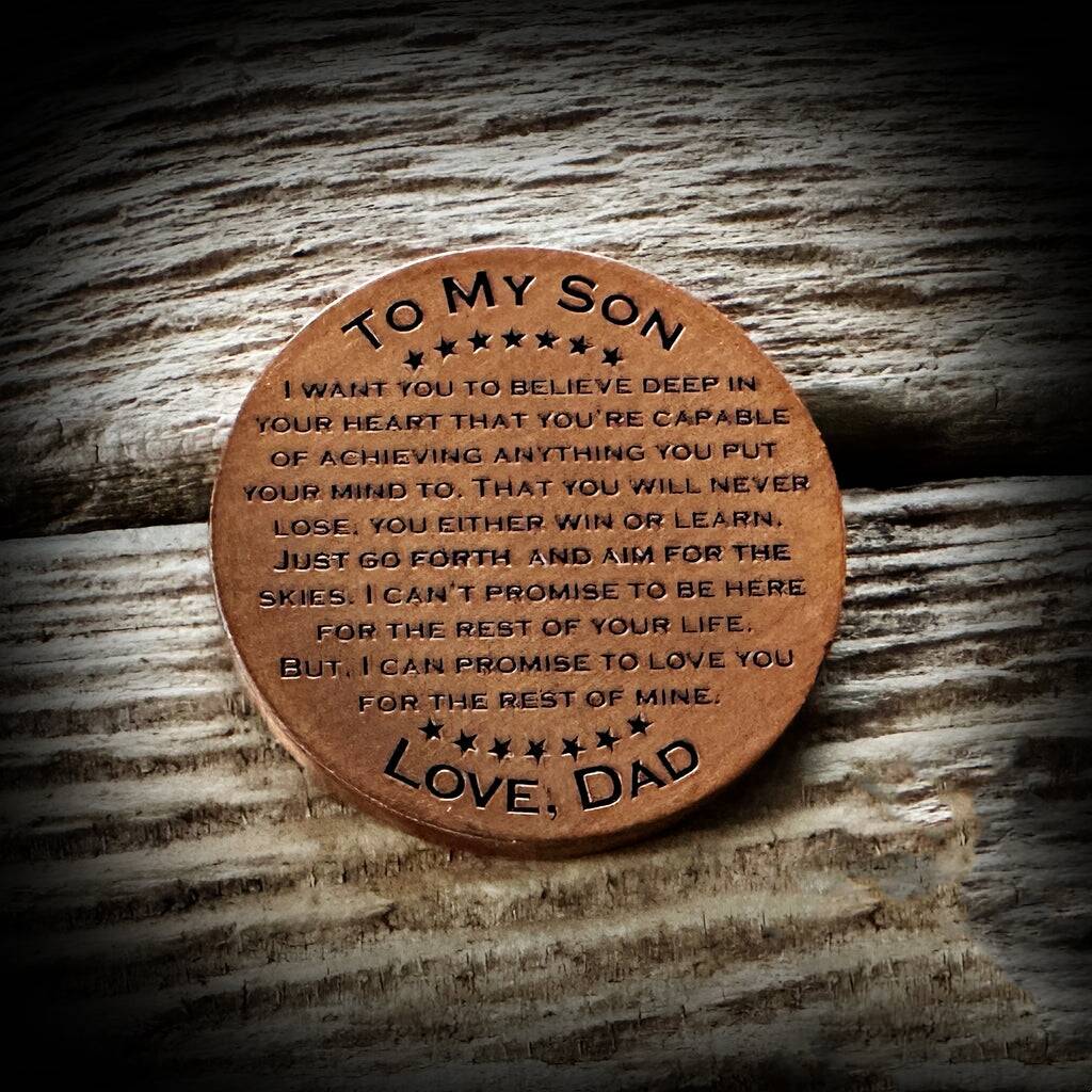 💓👨‍👦Father Son Coin - Copper