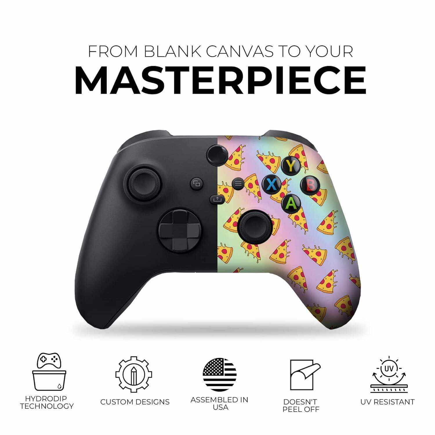 DreamController Original X-box Wireless Controller Special Edition Customized Compatible with X-box One S/X-box Series X/S & Windows 10 Made with Advanced HydroDip Print Technology(Not Just a Skin)