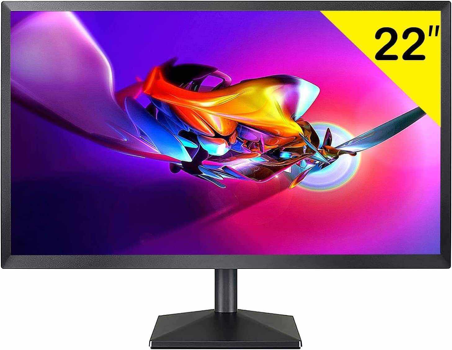 Desktop Computer PC, 3.1 GHz, Intel Core i5, 16GB, RAM, 2TB HDD, New 22 inch LED Monitor, RGB Speaker and Keyboard Mouse, WiFi, Windows 10 Pro (Renewed)