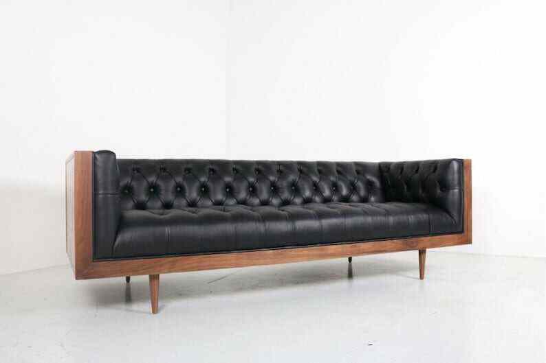 Mid Century Style Incased Sofa