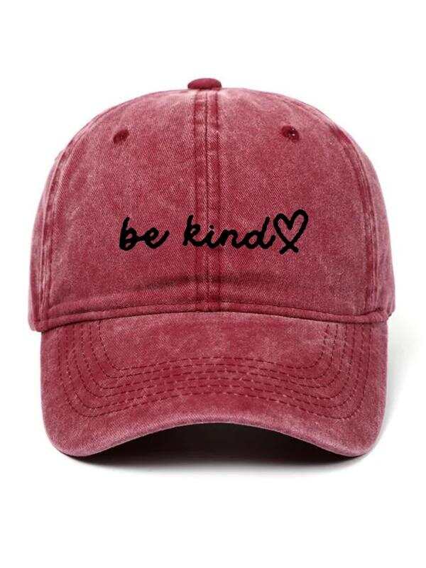 Be Kind Mental Health Awareness Art Pattern Casual Print Hats