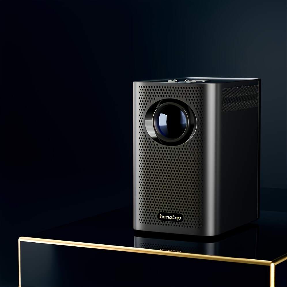 1pc Mini & Smart Portable Movie Projector With WiFi, Compatible With IOS/Android/HDMI/USB