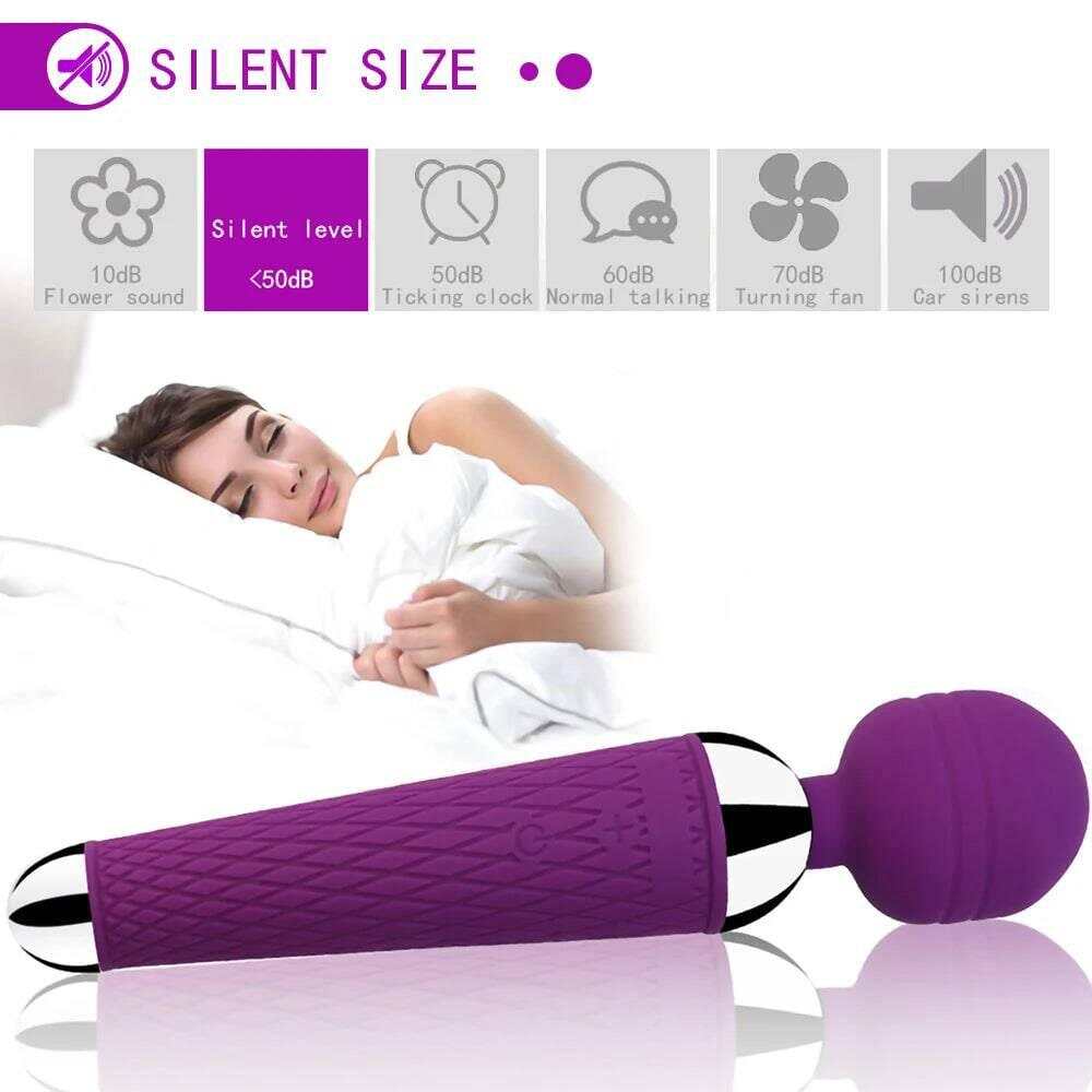 Wireless 10-Speed Vibrator for Women – Magic Wand Clitoral & Anal Stimulator