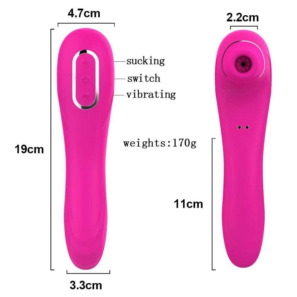 Vagina Sucking Vibrator: Oral Tongue Suction & Clitoris Stimulator