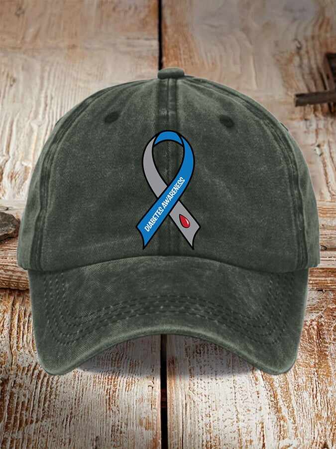 Casual Diabetes Awareness Baseball Cap
