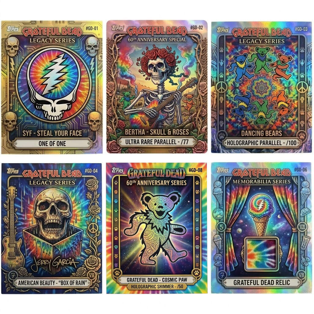 🃏Grateful Dead TCG 60th Anniversary Limited Edition TCG Cards！