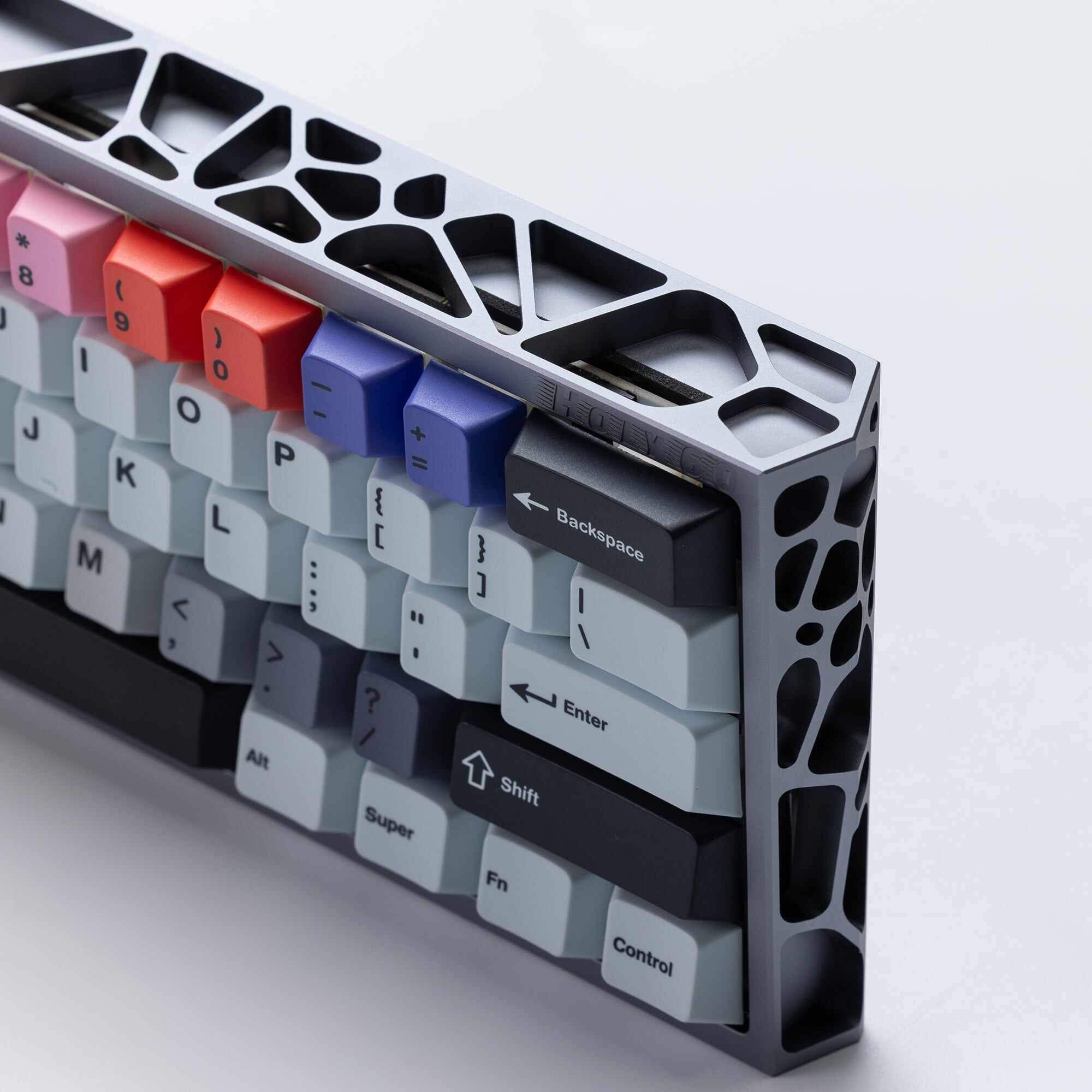 Ready to use Holy60 Keyboard Dark Gray with PBTfans No Signal