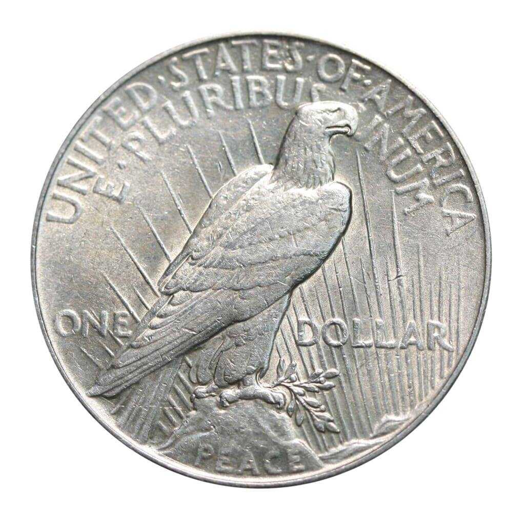 1922-1935 - 90% Silver Peace Dollar About Uncirculated