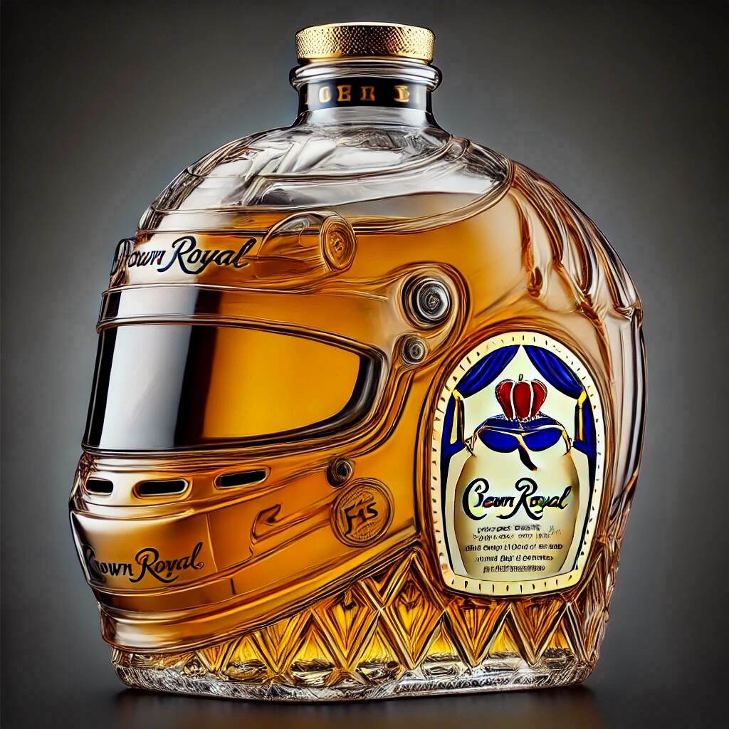 Helmet Whiskey Bottle