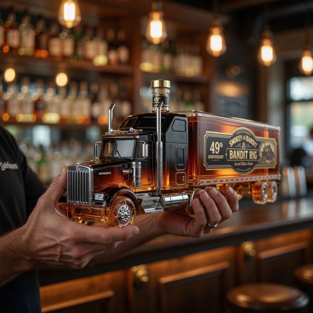 🚚🥃 Smokey and the Bandit 49th Anniversary Bandit Rig Special Edition Hauler Bottle