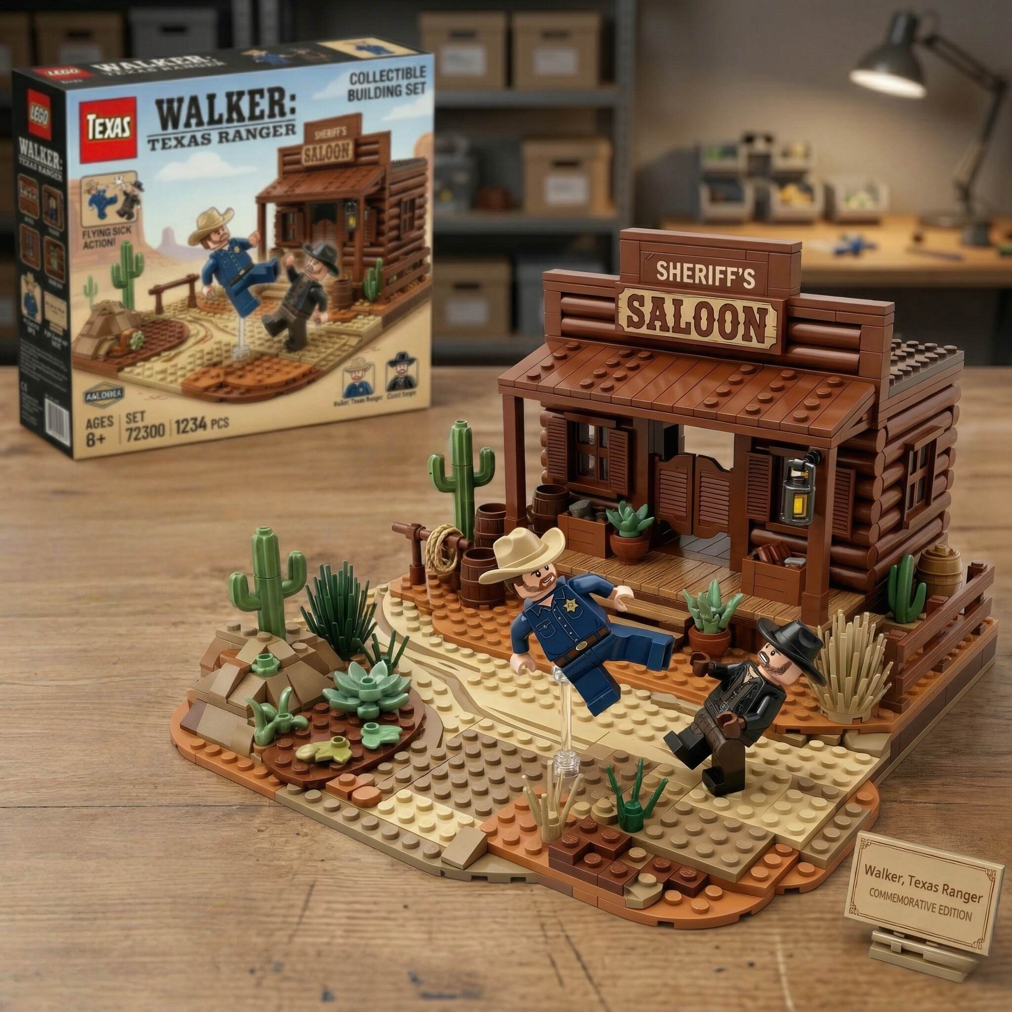 Walker Texas Ranger Commemorative Lego Set 🤠🏜️