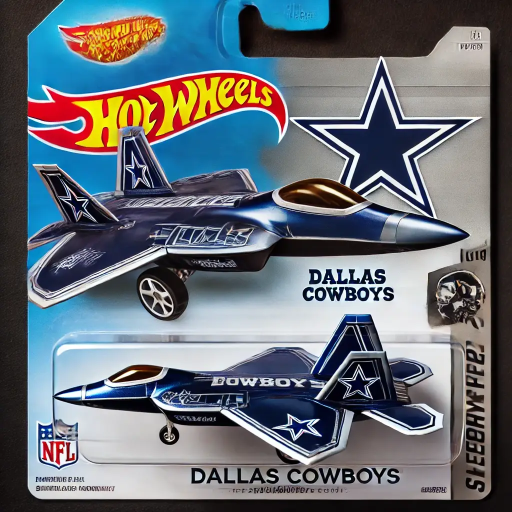 Hot Wheels x NFL F-22 Fighter