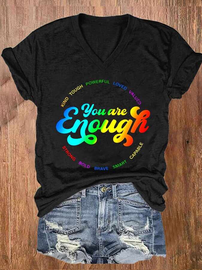 Women's Mental Health Awareness Print T-Shirt