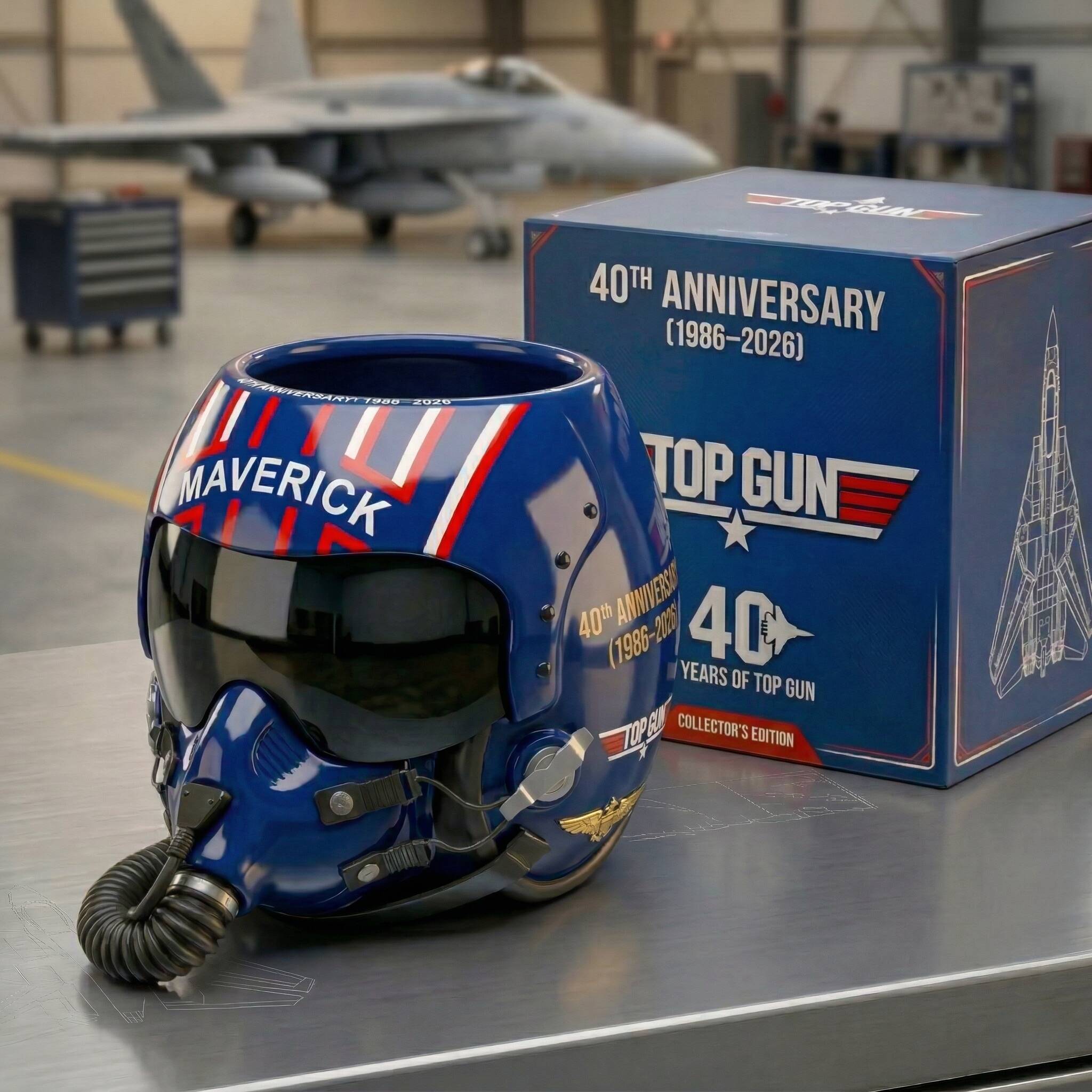 ✈️ TOP GUN 40th Anniversary Maverick Helmet Planter