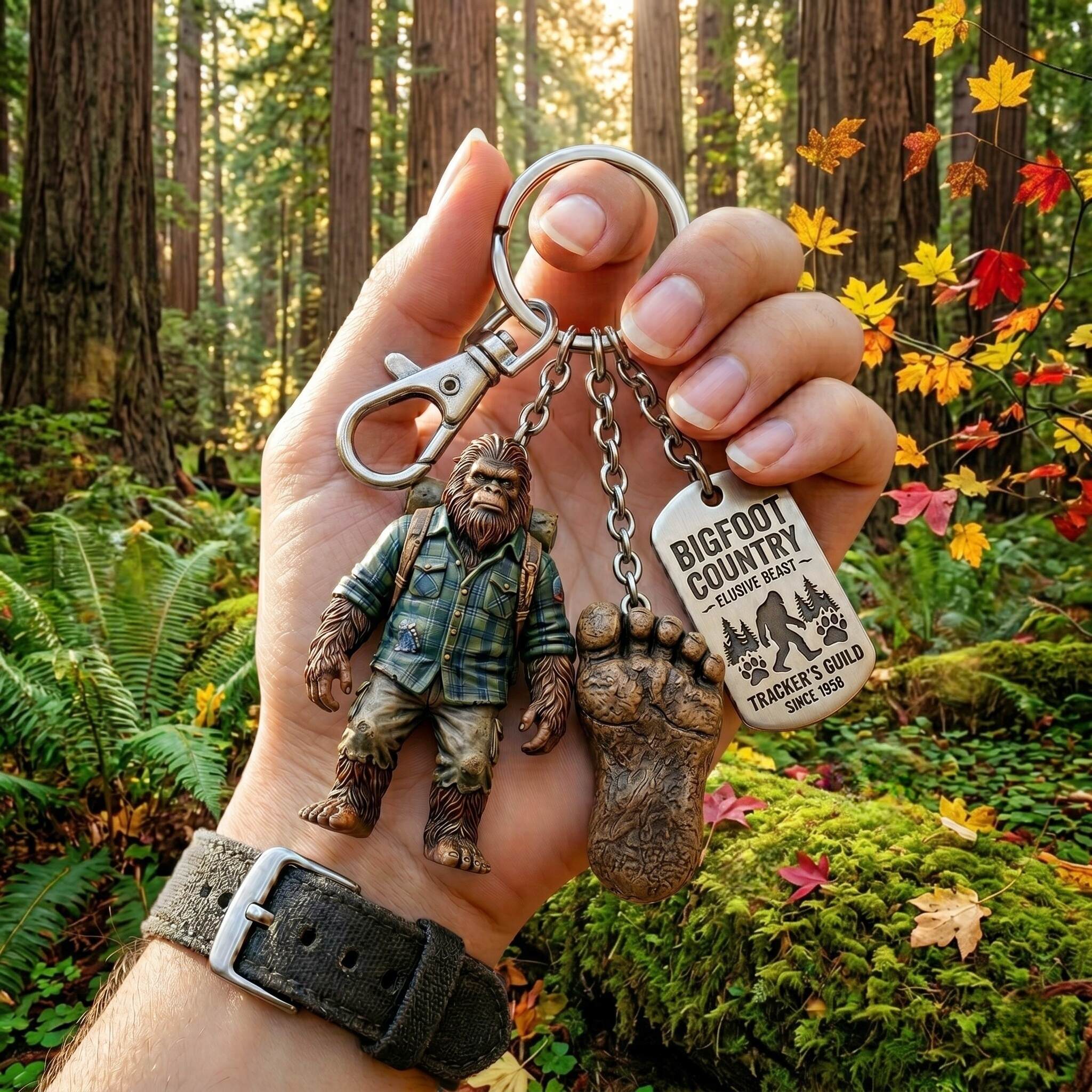 Bigfoot Pathfinder Adventure Keychain