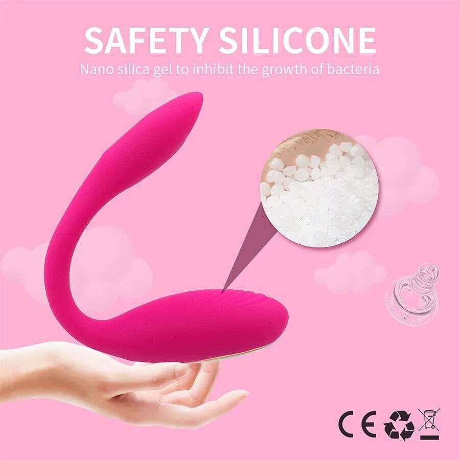 10-Mode U-Shaped Wearable Dildo – Wireless Remote Vibrator