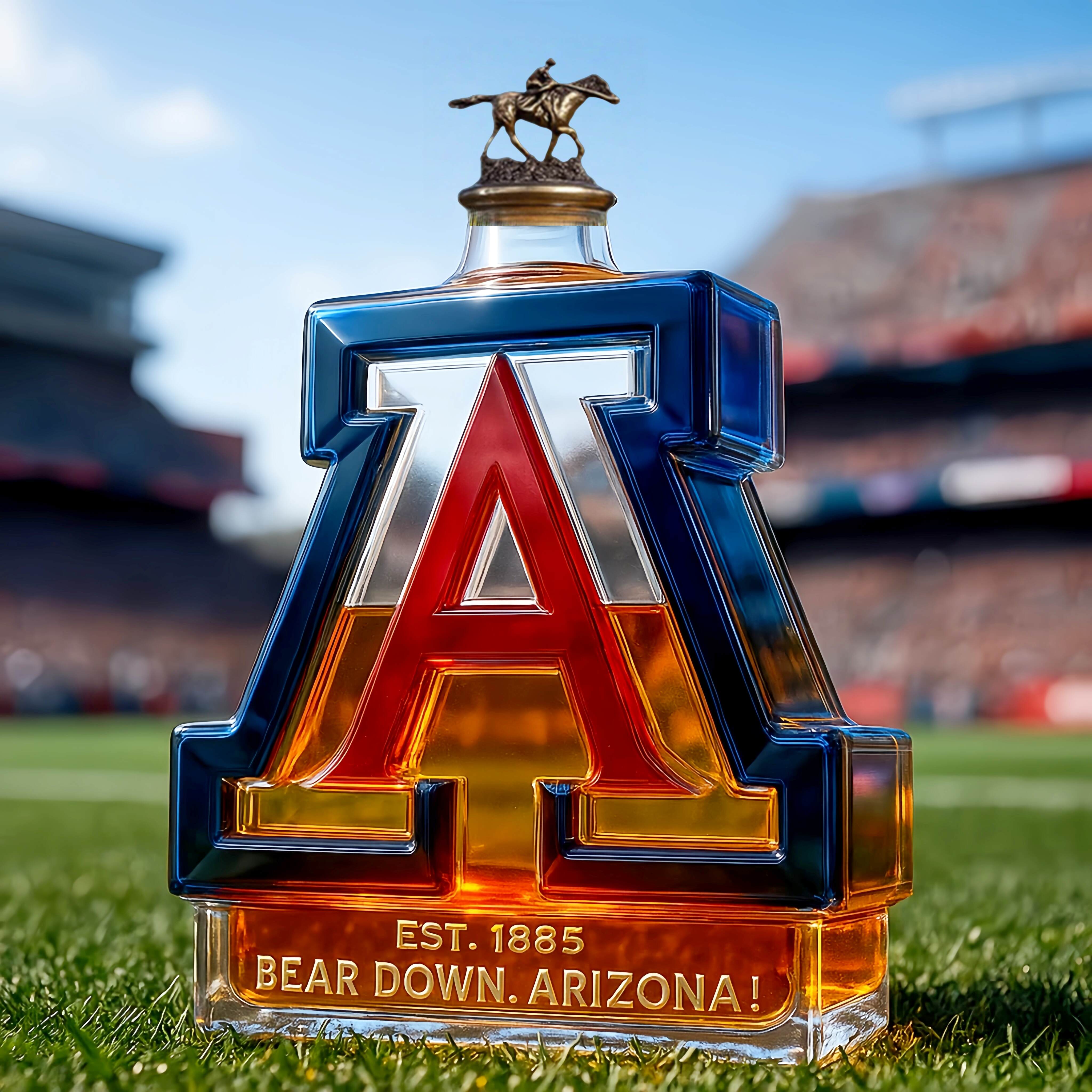 Arizona Wildcats Limited Edition Whisky Bottle