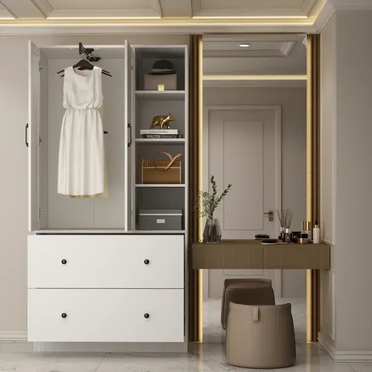 B3 + Manufactured Wood Armoire