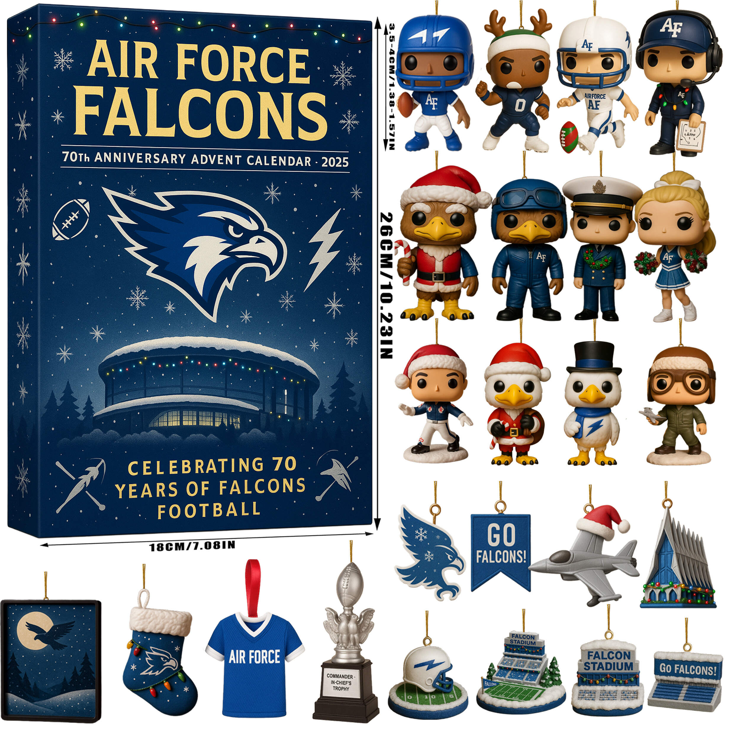 Air Force Falcons 70th anniversary 2025 Advent Calendar