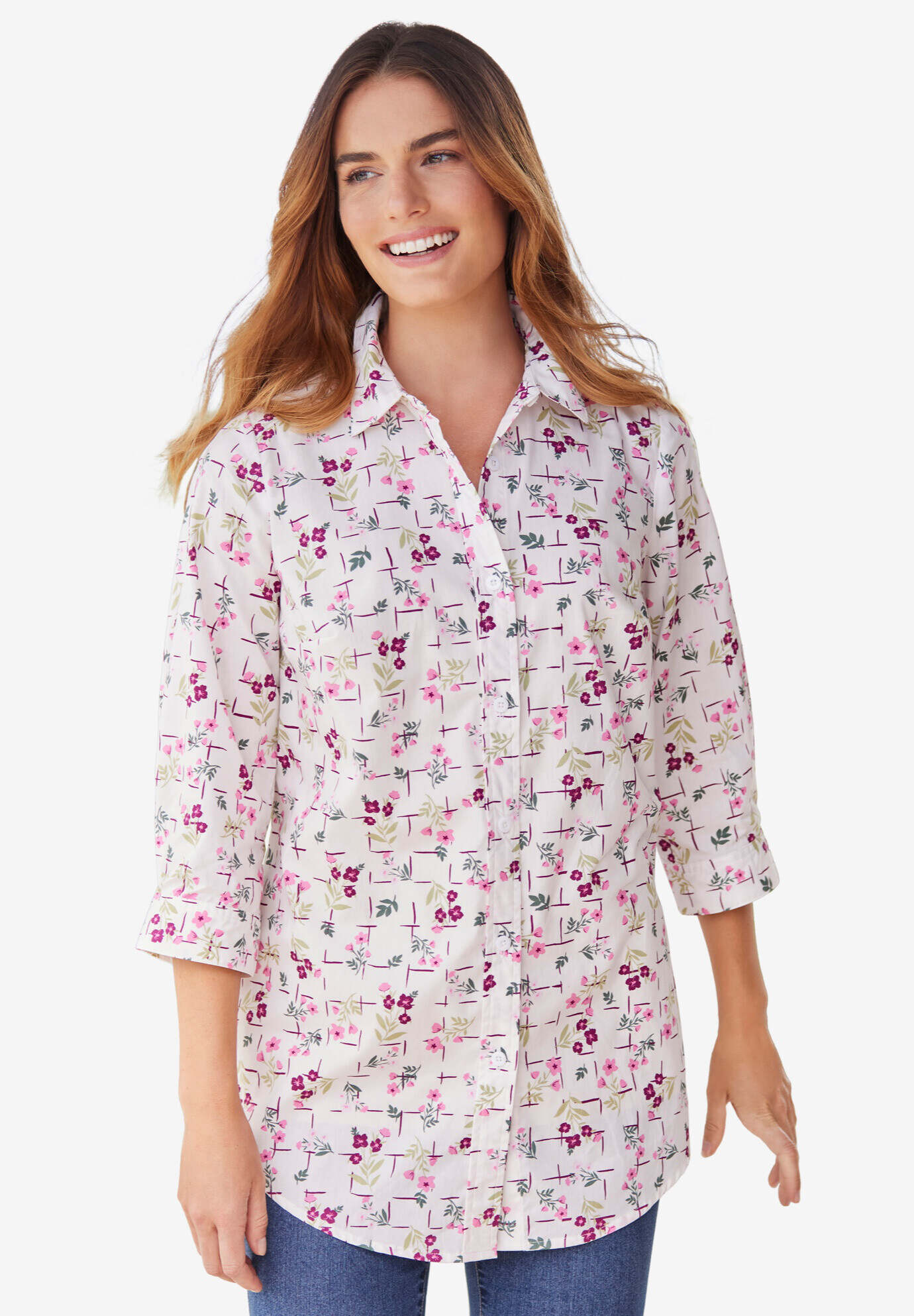 Perfect Three Quarter Sleeve Shirt