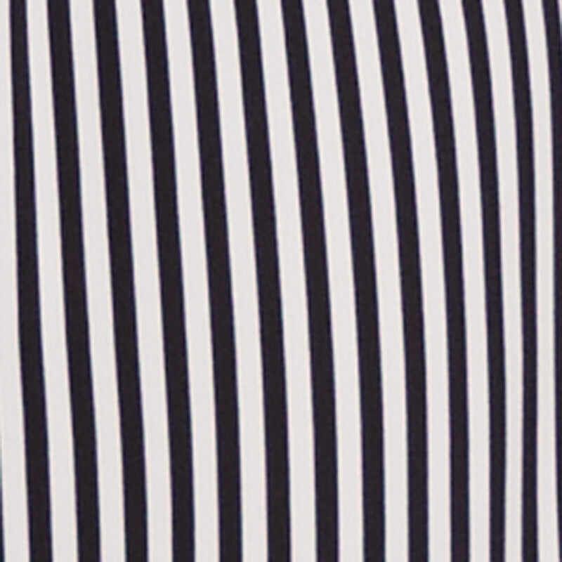Striped Contrast Satin Trim Pajama Cami and Pants Set