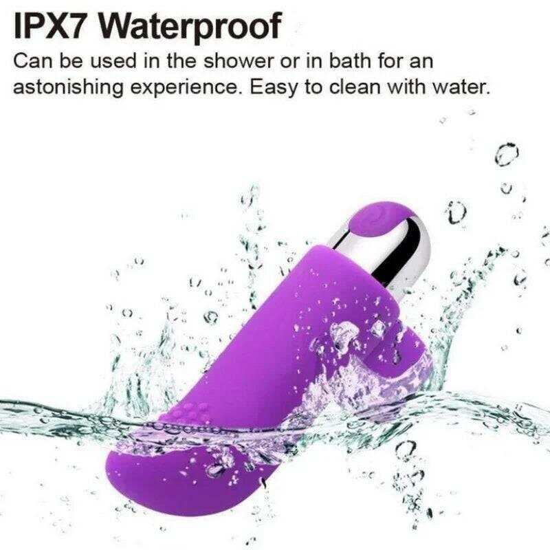 10 Modes Finger Vibrator: Clitoris Massage, G-Spot Stimulation, Rechargeable Vibrating Egg - Sex Toy for Women Masturbation