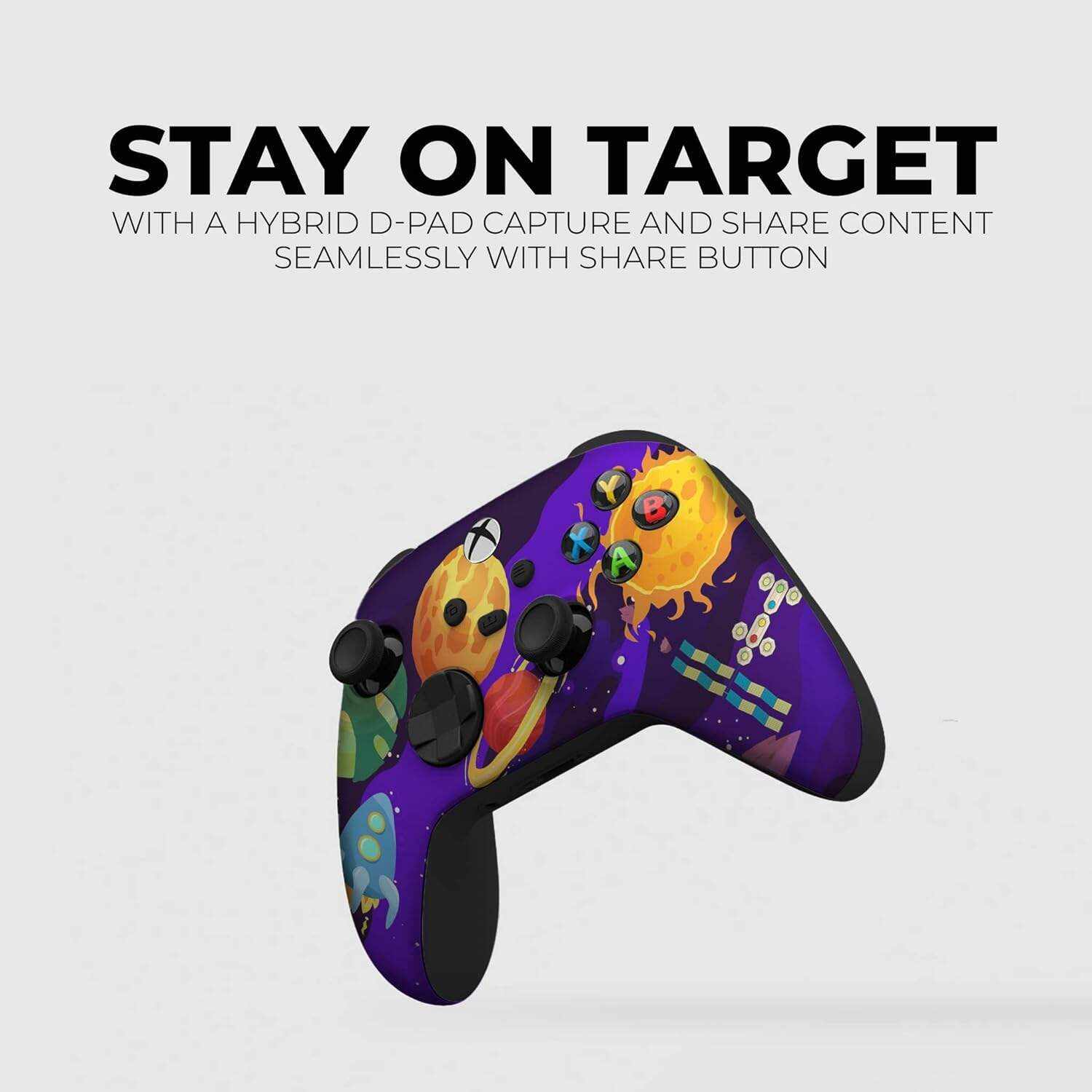 DreamController Original X-box Wireless Controller Special Edition Customized Compatible with X-box One S/X-box Series X/S & Windows 10 Made with Advanced HydroDip Print Technology(Not Just a Skin)