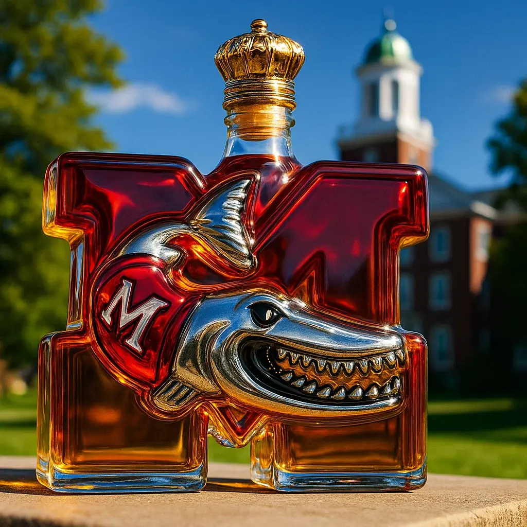 Muskingum University Whiskey Bottle