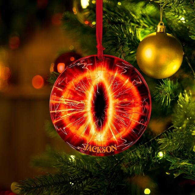 Eye of Sauron Christmas Ornament